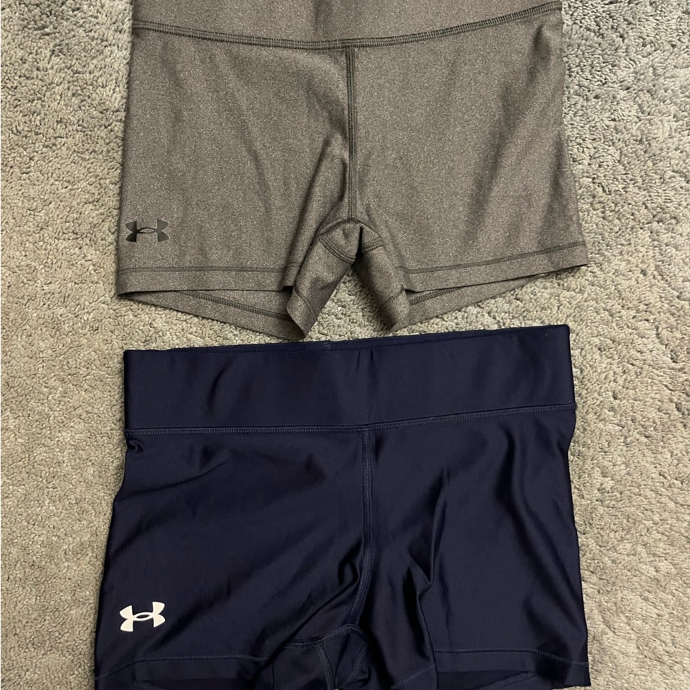 Under armour spandex running shorts